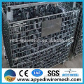 hot sale folding mesh pallet storage cage